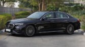 2025 MERCEDES BENZ E 200 AMG Obsidian Black Brown