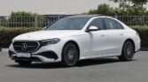 2025 MERCEDES BENZ E 200 AMG Polar White Brown