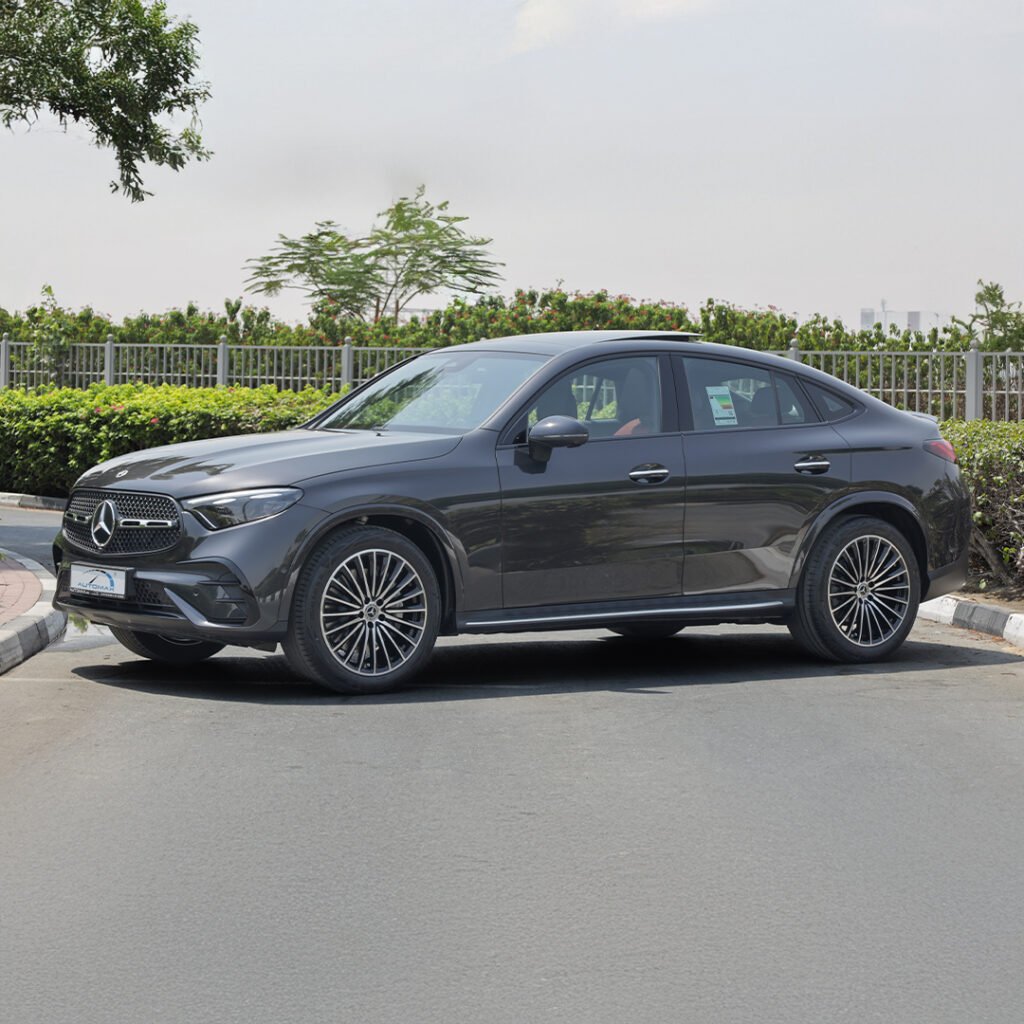 2025 MERCEDES BENZ GLC 200 COUPE 4MATIC Graphite Grey Red Night Package(Glossy Dashboard)