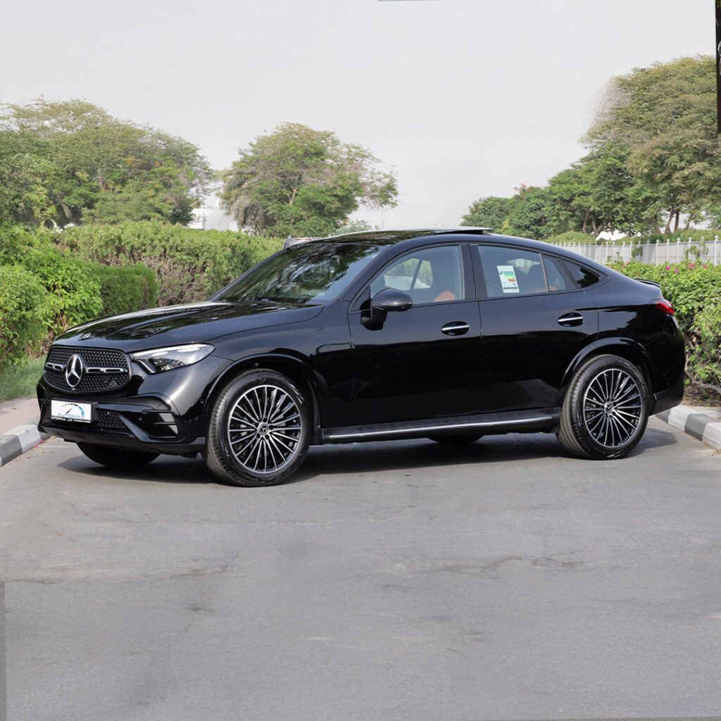 2025 MERCEDES BENZ GLC 200 COUPE 4MATIC Obsidian Black Brown Night Package(Glossy Dashboard)