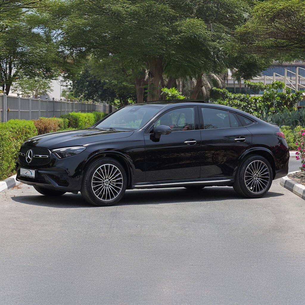 2025 MERCEDES BENZ GLC 200 COUPE 4MATIC Obsidian Black Red Night Package(Glossy Dashboard)