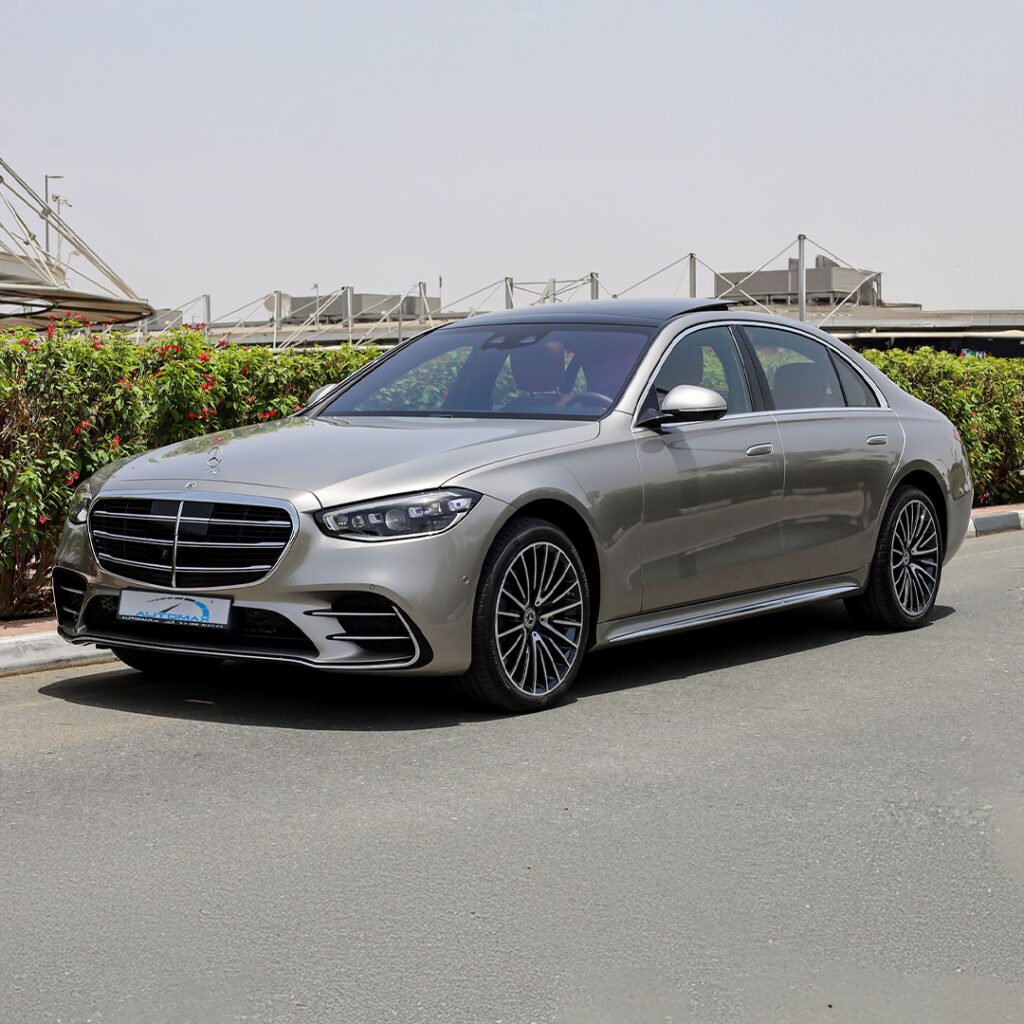 2024 Mercedes Benz S 500 L 4MATIC Mojave Silver Beige Interior