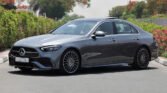 2025 Mercedes Benz C200 AMG Selenite Gray Tan (high gloss Dashboard)