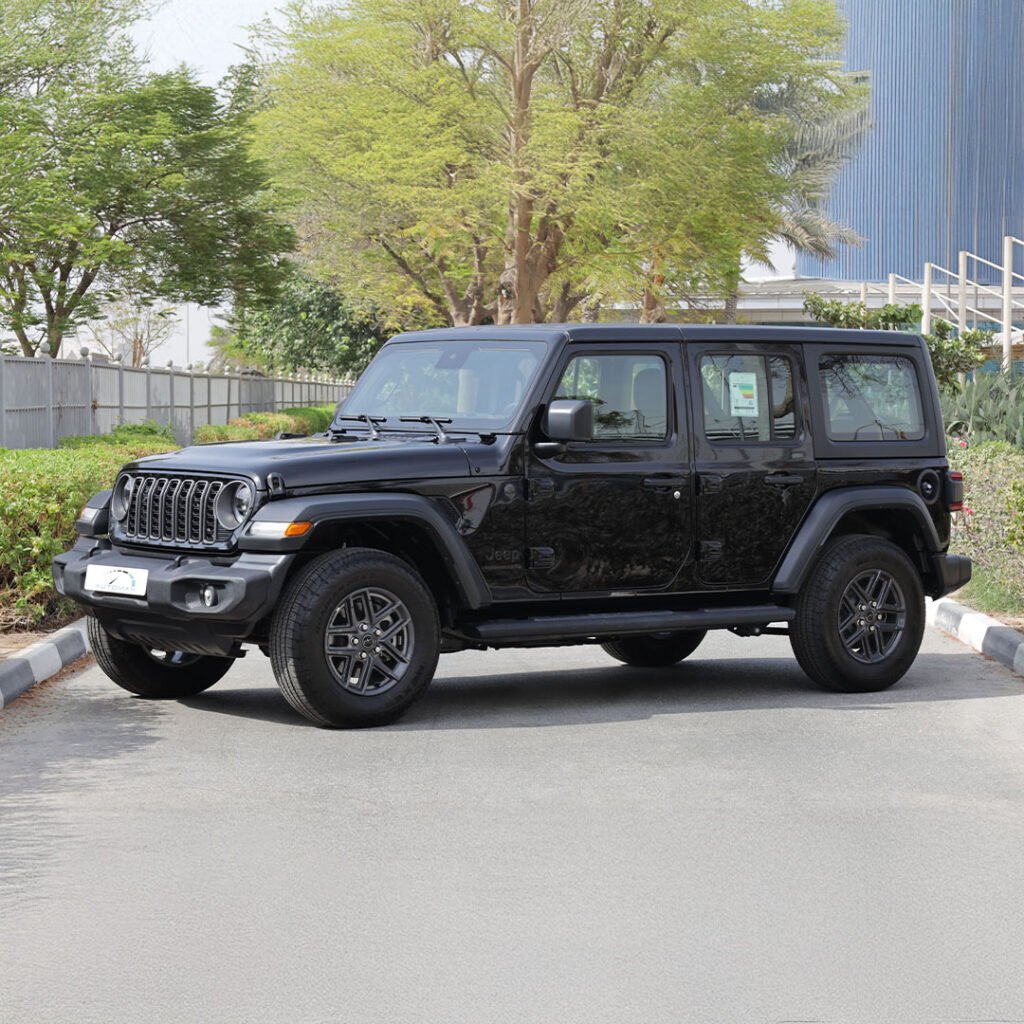 2025 WRANGLER UNLIMITED SPORT S Black Black Interior