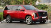2025 Cadillac Escalade Sport Platinum Radiant Red Black Page3