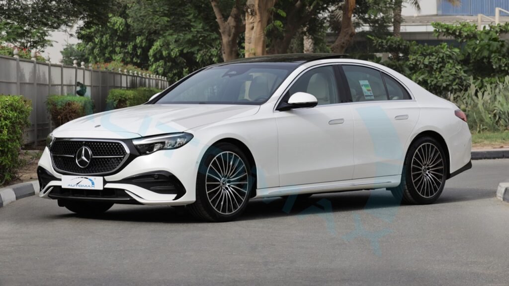Mercedes Benz E 200 AMG EQ Boost 2026 Polar White Beige Page 1