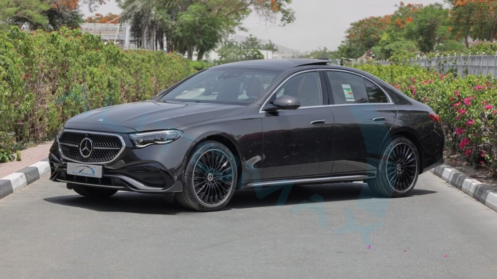 Mercedes Benz E 300 AMG 2026 Graphite Grey Tan Night Package Page 2